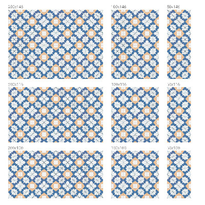 Szimmetrikus minták Ablaküveg fólia belátásgátló