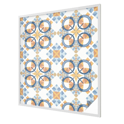 Geometrikus minta Öntapadós ablakfólia ólomüveg mintával