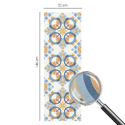 Geometrikus minta Öntapadós ablakfólia ólomüveg mintával