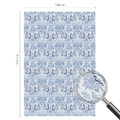 Virágos madár Ablaküveg fólia belátásgátló