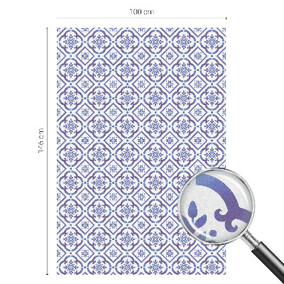 Kék csempék Üvegfólia ablakra