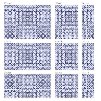 Kék csempék Üvegfólia ablakra