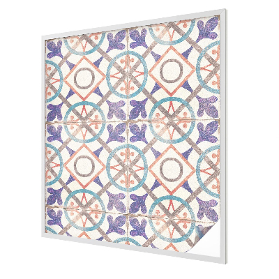 Színes mozaikok Belátásgátló fólia ablakra