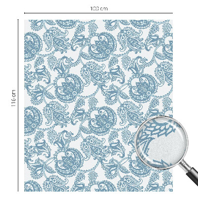 Kék díszek Ablaküveg fólia belátásgátló