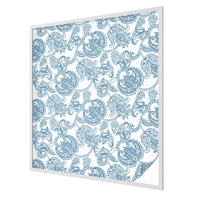 Kék díszek Ablaküveg fólia belátásgátló