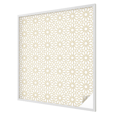 Geometriai minták Öntapadós üvegfólia vitrázs mintával