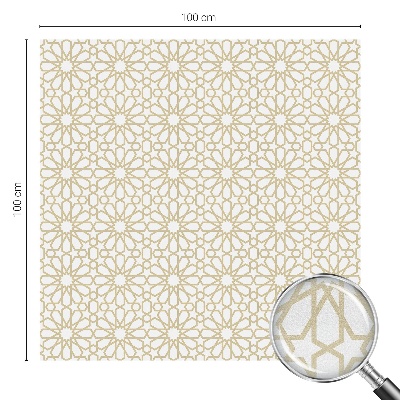 Geometriai minták Öntapadós üvegfólia vitrázs mintával