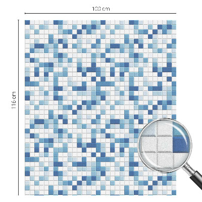 Csempejáték Öntapadós üvegfólia vitrázs mintával