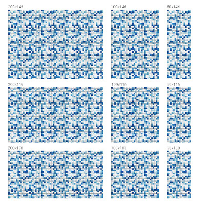 Csempejáték Öntapadós üvegfólia vitrázs mintával