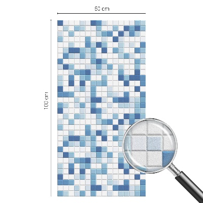 Csempejáték Öntapadós üvegfólia vitrázs mintával