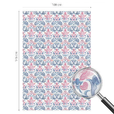 Virágszimmetria Öntapadós ablakfólia ólomüveg mintával