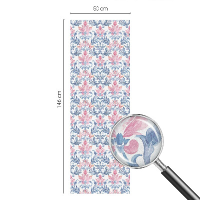 Virágszimmetria Öntapadós ablakfólia ólomüveg mintával