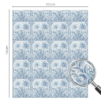 Trópusi táj Üvegfólia ablakra