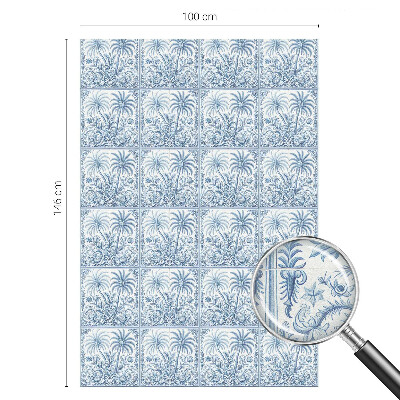 Trópusi táj Üvegfólia ablakra