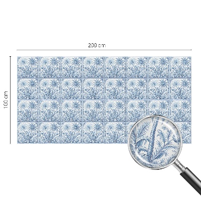 Trópusi táj Üvegfólia ablakra