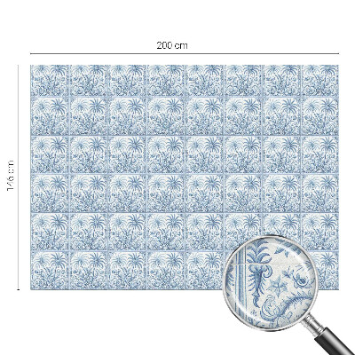 Trópusi táj Üvegfólia ablakra