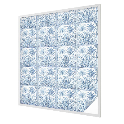 Trópusi táj Üvegfólia ablakra