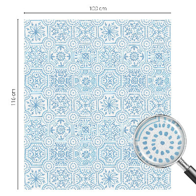 Kék csempék Üvegfólia ablakra