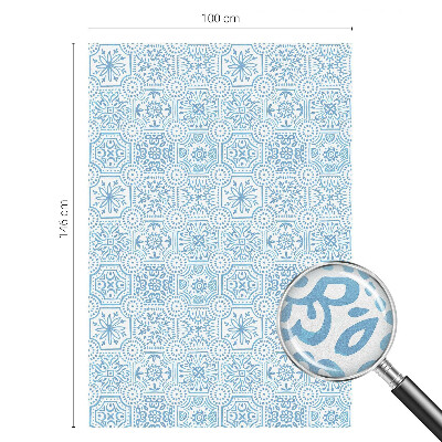 Kék csempék Üvegfólia ablakra