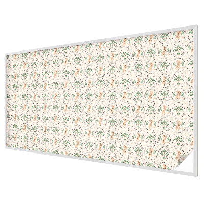 Pálmaleopárd Öntapadós üvegfólia vitrázs mintával