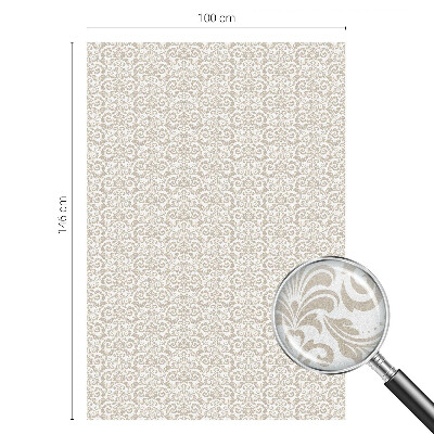 Dekoratív elegancia Öntapadós üvegfólia vitrázs mintával