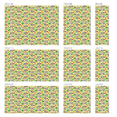 Színes gyümölcsök Ablaküveg fólia belátásgátló