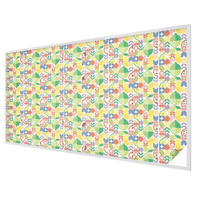 Színes gyümölcsök Ablaküveg fólia belátásgátló