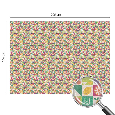 Színes absztrakció Üvegfólia ablakra