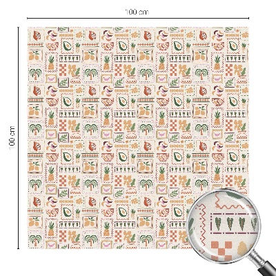 Népi minták Ablaküveg fólia belátásgátló