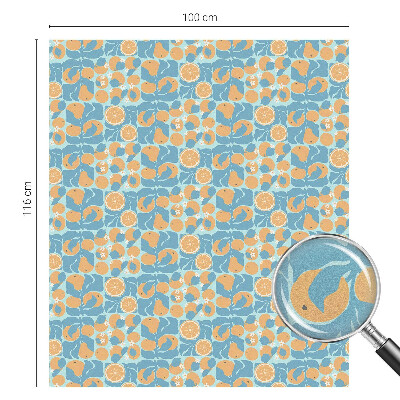 Halas citrusfélék Üvegfólia ablakra