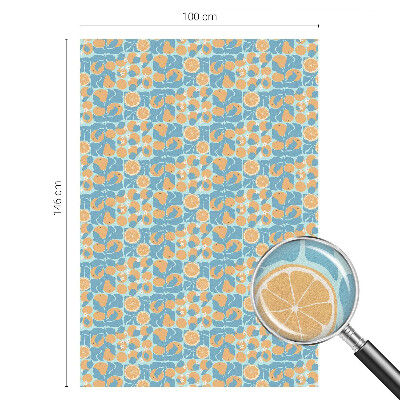 Halas citrusfélék Üvegfólia ablakra