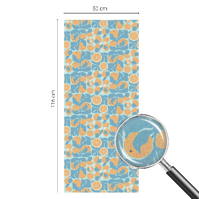 Halas citrusfélék Üvegfólia ablakra