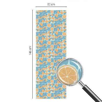 Halas citrusfélék Üvegfólia ablakra