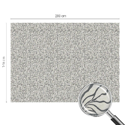 Levelek, virágok Öntapadós ablakfólia ólomüveg mintával