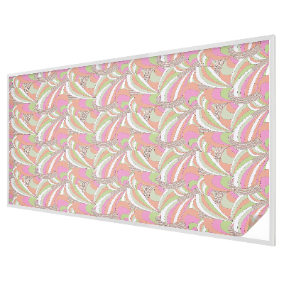 Színes cikk-cakk Öntapadós üvegfólia vitrázs mintával