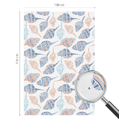 Tengeri kagylók Üvegfólia ablakra