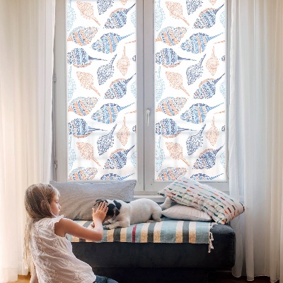 Tengeri kagylók Üvegfólia ablakra