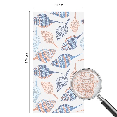 Tengeri kagylók Üvegfólia ablakra
