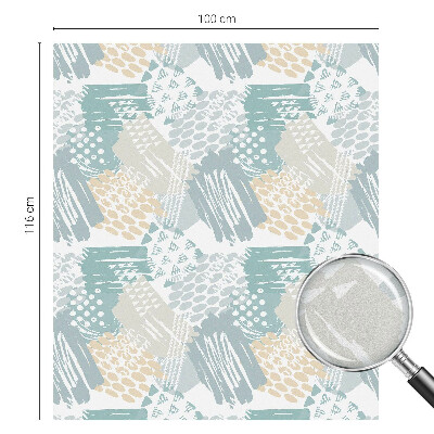 Absztrakt mozaik Belátásgátló fólia ablakra