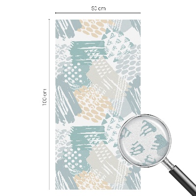 Absztrakt mozaik Belátásgátló fólia ablakra