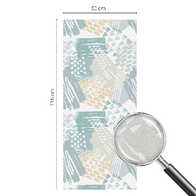 Absztrakt mozaik Belátásgátló fólia ablakra