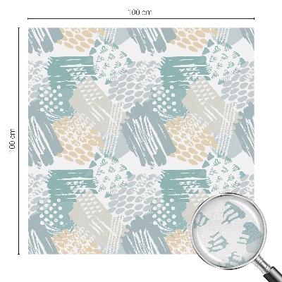 Absztrakt mozaik Belátásgátló fólia ablakra