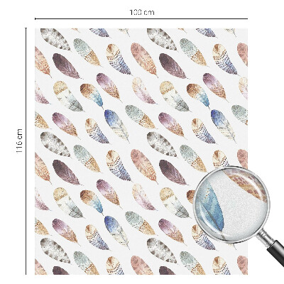 Bohém tollak Öntapadós üvegfólia vitrázs mintával