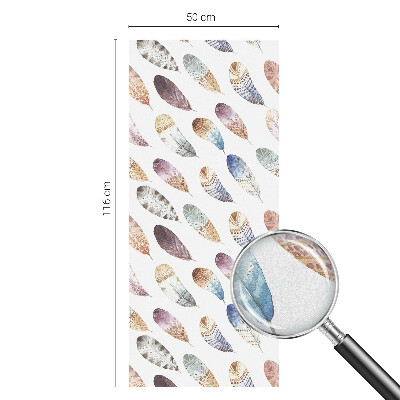 Bohém tollak Öntapadós üvegfólia vitrázs mintával