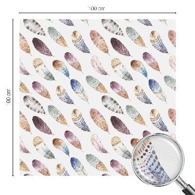 Bohém tollak Öntapadós üvegfólia vitrázs mintával