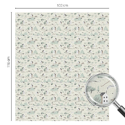 Egy idilli falu Ablaküveg fólia belátásgátló