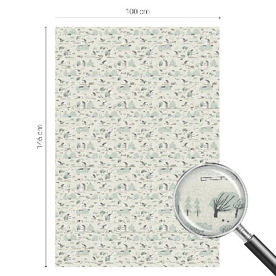 Egy idilli falu Ablaküveg fólia belátásgátló