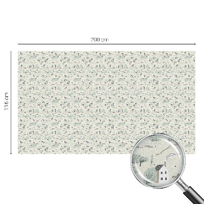 Egy idilli falu Ablaküveg fólia belátásgátló