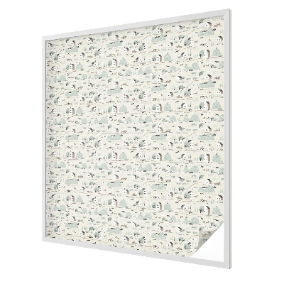 Egy idilli falu Ablaküveg fólia belátásgátló