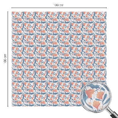 Virágos lakoma Öntapadós ablakfólia ólomüveg mintával
